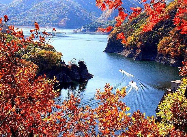「紅葉の故郷」と呼ばれるほど紅葉が有名な本渓満族自治県(金さん特別編)